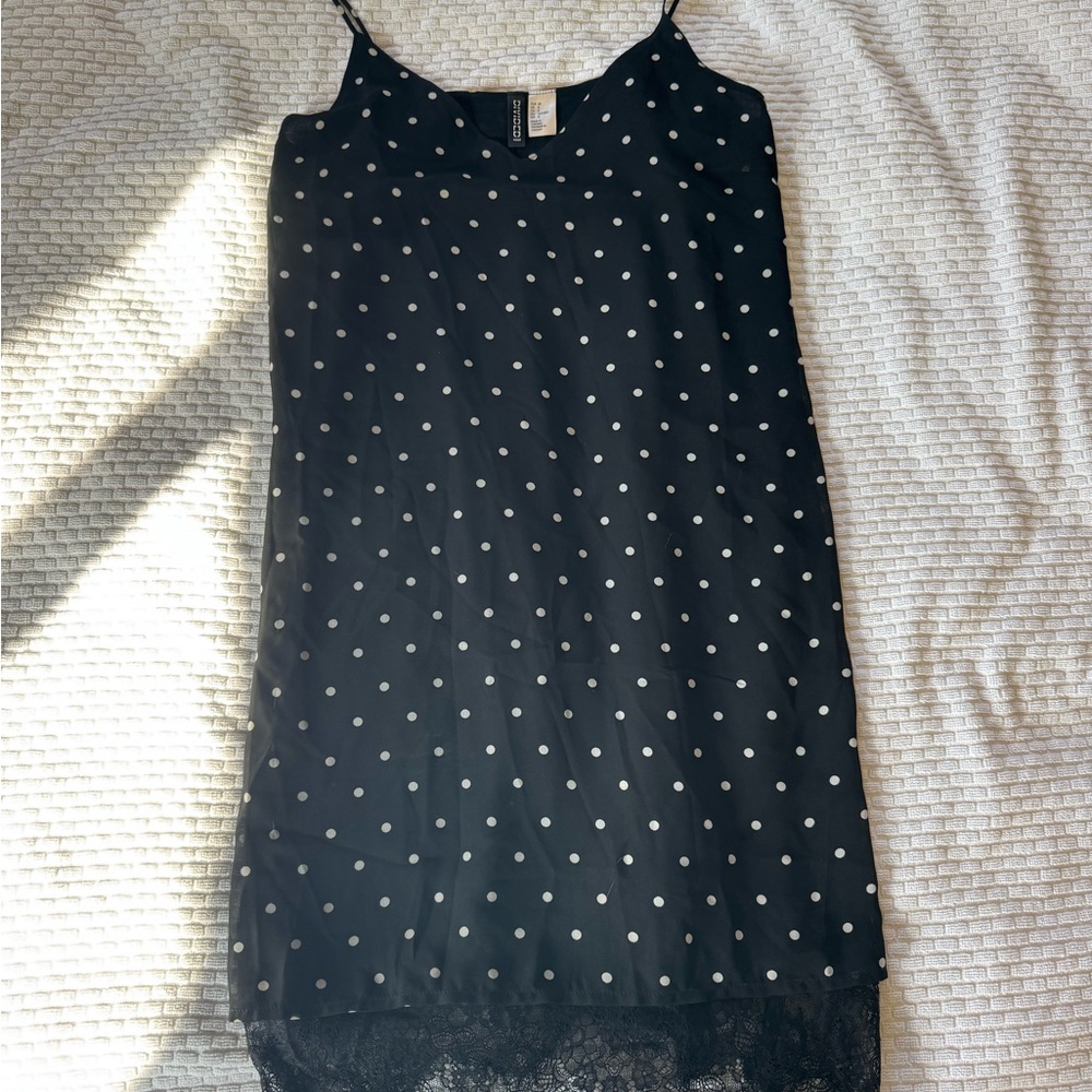 H&M Black Polka Dot Dress